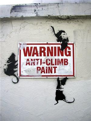 Граффити дня. Потрясающие граффити от Banksy. ФОТО