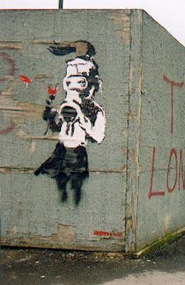 Графіті дня. Приголомшливі графіті від Banksy. ФОТО