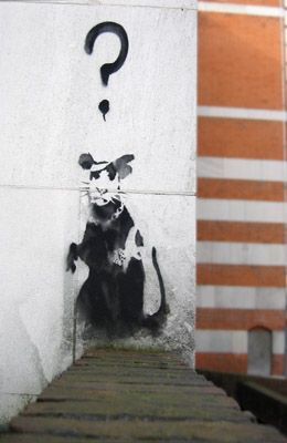 Граффити дня. Потрясающие граффити от Banksy. ФОТО