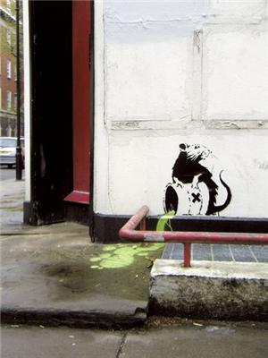 Графіті дня. Приголомшливі графіті від Banksy. ФОТО