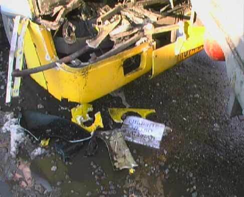 Маршрутка, врезалась в припаркованную на обочине "Газель"