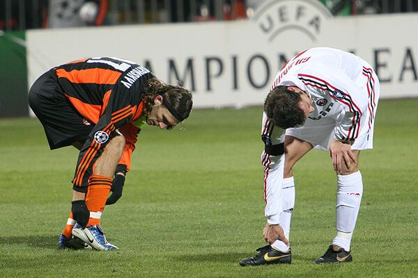 "Шахтер" бит "Миланом": хронология матча