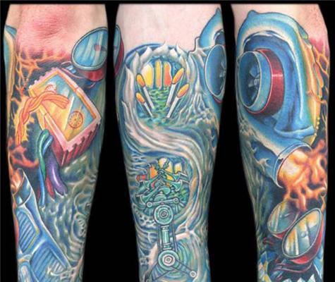 Мастерство и красота татуировки от Ника Бакстера. ФОТО