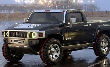 Двухместный пикап Hummer H3T появится в следующем году