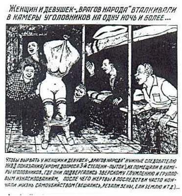 Как проводили пытки в застренках НКВД. ФОТО