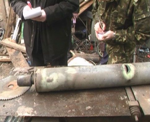 Под Киевом разорвался реактивный снаряд