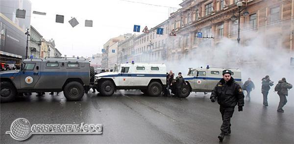 Революция в Питере. Милиция проводит аресты. ФОТОРЕПОРТАЖ