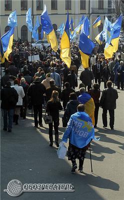 На мітингу Януковичу було замало однієї партнерки 