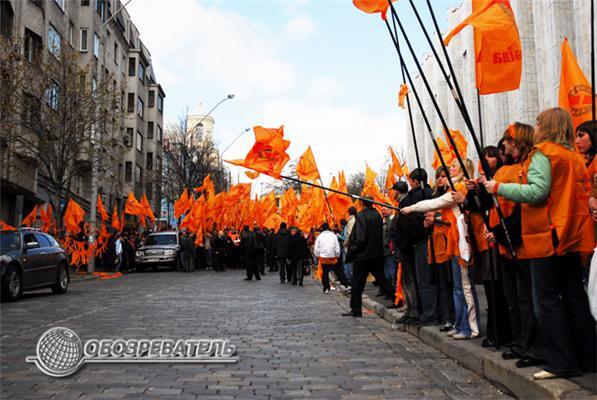 Уличные акции в Киеве продолжаются. Фоторепортаж