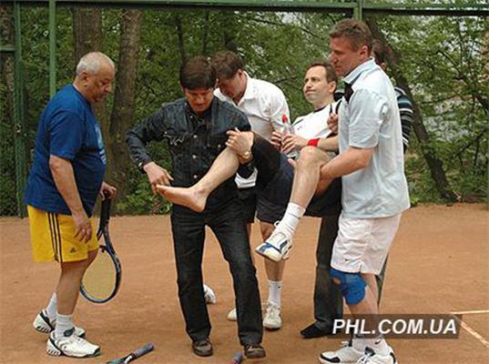 Партія в теніс закінчилася для Томенко переломом. ФОТО