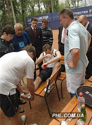Партія в теніс закінчилася для Томенко переломом. ФОТО