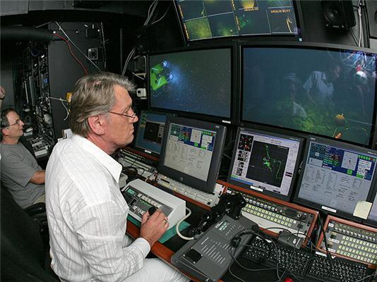 Ющенко взяв участь у роботі підводної експедиції. ФОТО