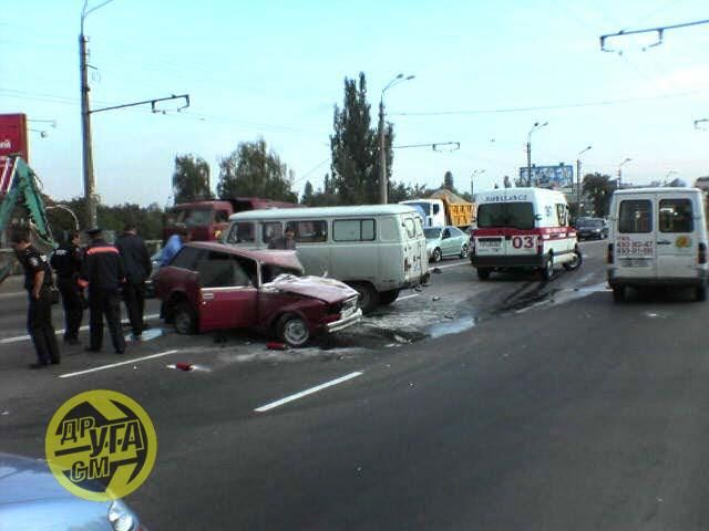 Жуткая автокатастрофа: три машины всмятку. Есть жертвы
