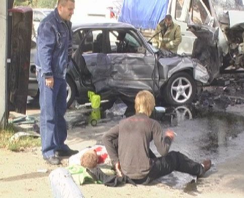 Масштабная авария на Краснозвездном. Есть пострадавшие