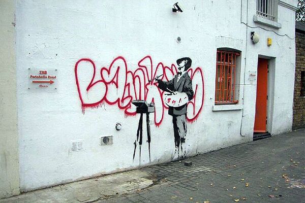 Граффити Бэнкси на eBay: £207 000 и ставки растут!