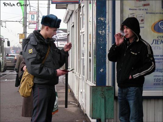 Міліція з народом. П'яна, хамувата і просто смішна ...