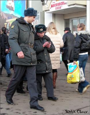 Милиция с народом. Пьяная, хамоватая и просто смешная...