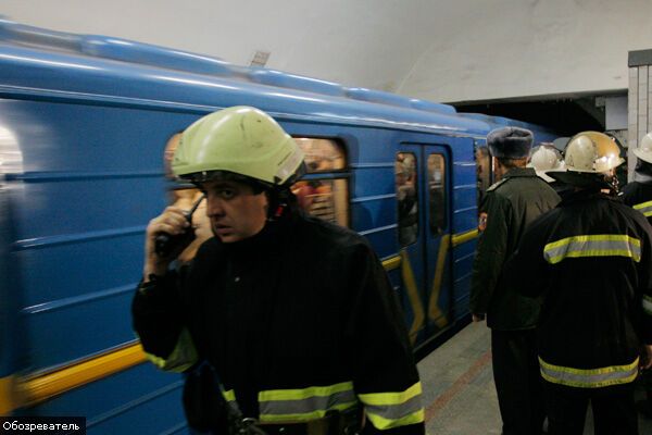 Киевский метрополитен таки горел