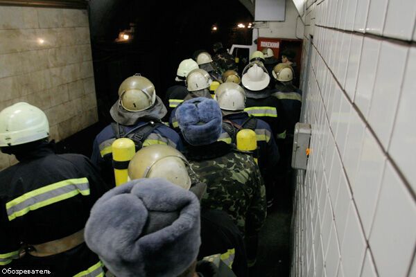 Киевский метрополитен таки горел