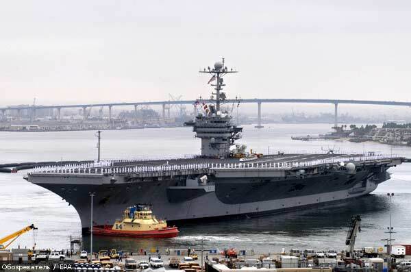 Американский авианосец приступил к сдерживанию Китая и КНДР