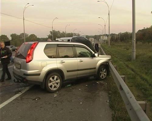 Жуткая лобовуха в Киеве! Столкнулись 4 авто!