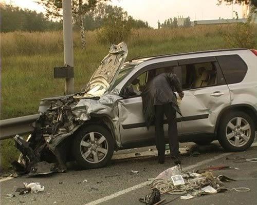 Жуткая лобовуха в Киеве! Столкнулись 4 авто!
