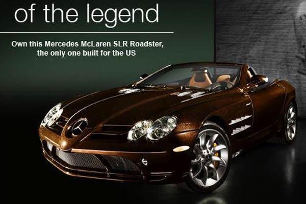 Mercedes-Benz продаст последний McLaren SLR на аукционе