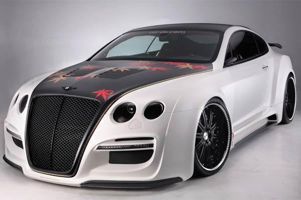 Шикарному Bentley японцы сделали "осенний" тюнинг