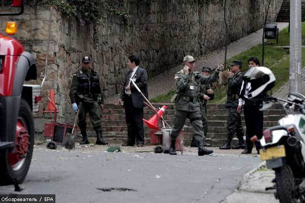 Шесть взрывов прогремели в столице Колумбии