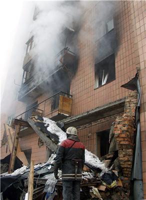 В Украине снова прогремел взрыв бытового газа