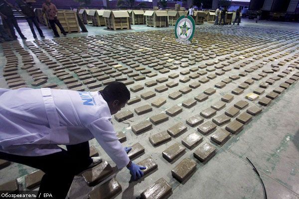 10 тонн кокаина конфисковала полиция Колумбии