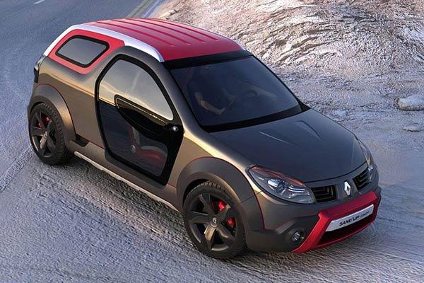 Представлен необычный Renault Sandero с трансформируемым кузовом