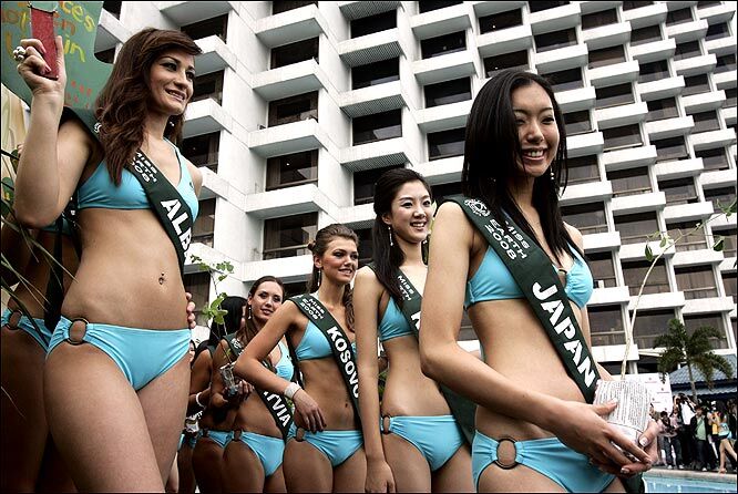 Мисски разделись во благо планеты