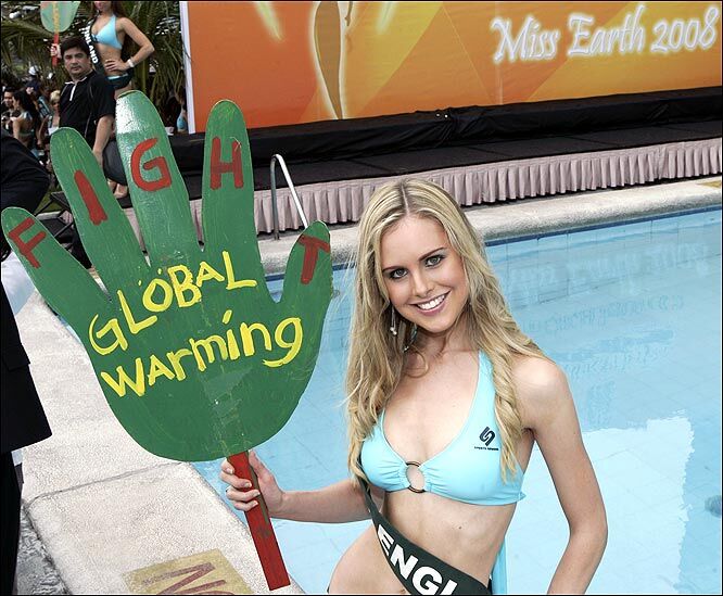 Мисски разделись во благо планеты