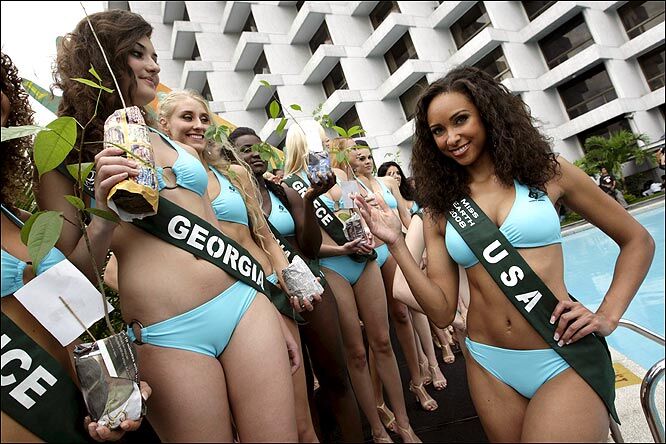 Мисски разделись во благо планеты