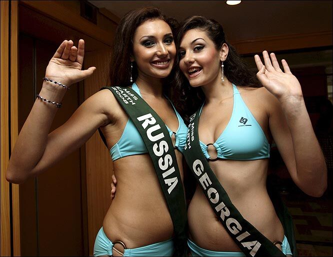 Мисски разделись во благо планеты