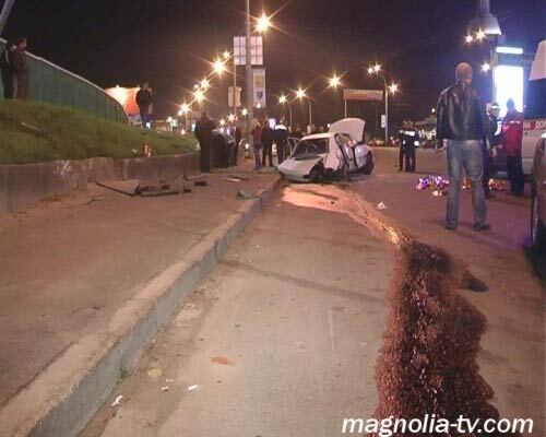 Жуткое ДТП возле моста Патона