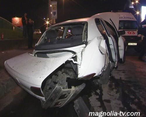 Жуткое ДТП возле моста Патона