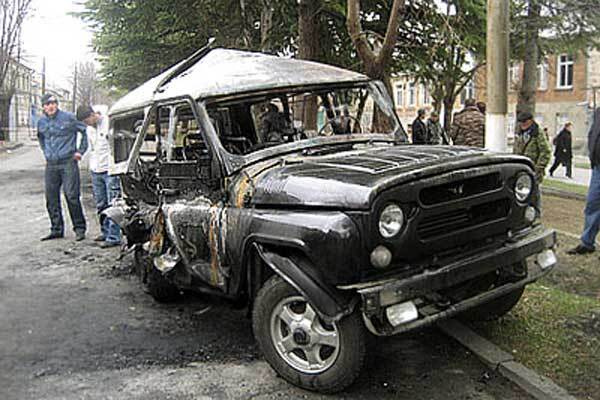 Россия и Грузия обвиняют друг друга во взрыве