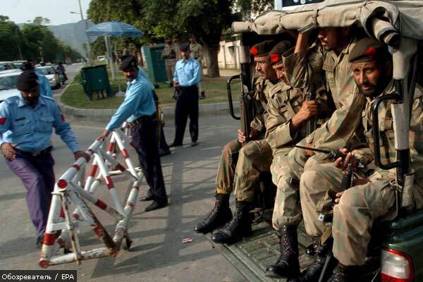 Взрыв произошел в штаб-квартире полиции Исламабада