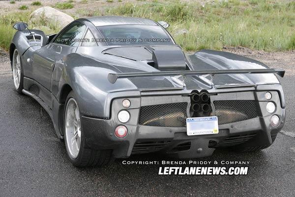 Появились шпионские снимки Pagani Zonda 2010 года
