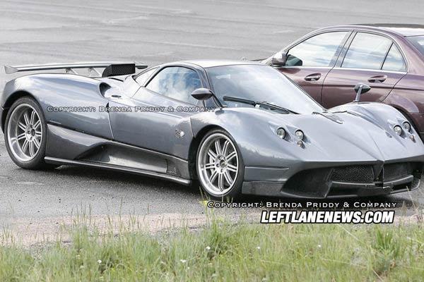 Появились шпионские снимки Pagani Zonda 2010 года