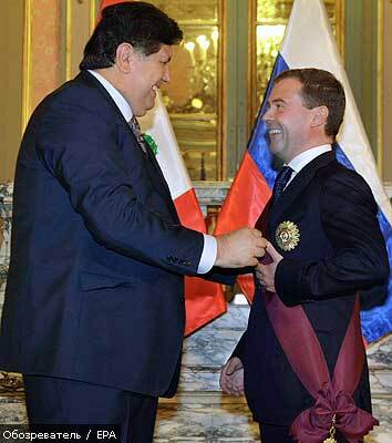 Медведев получил свой первый орден