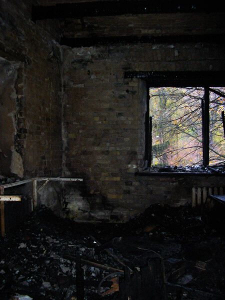 Сатанисты подожгли Выдубицкий монастырь 