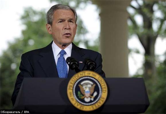 Джордж Буш пообіцяв працювати на Барака Обаму