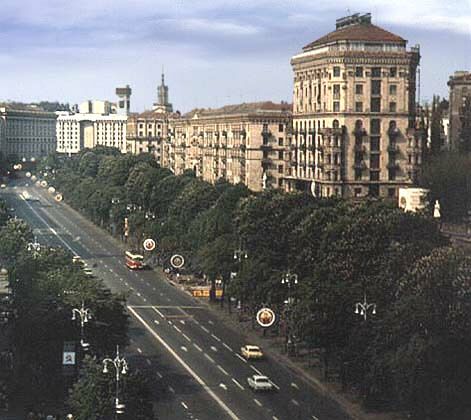 Киевляне отмечают 65-ю годовщину освобождения города