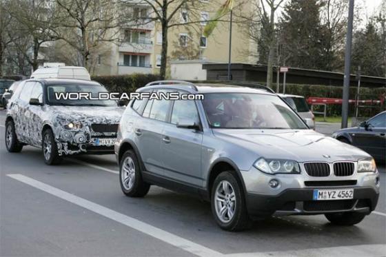 Новый BMW X3 проходит последние тесты