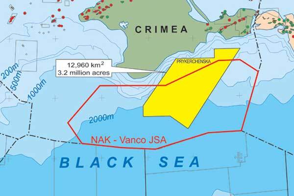 Vanco не собирается отказываться от украинского шельфа