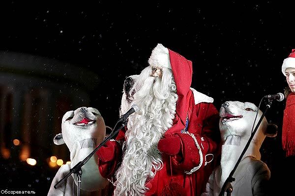 Як запалювали головну ялинку країни