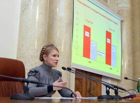 Тимошенко назвала винних в обвалі гривні